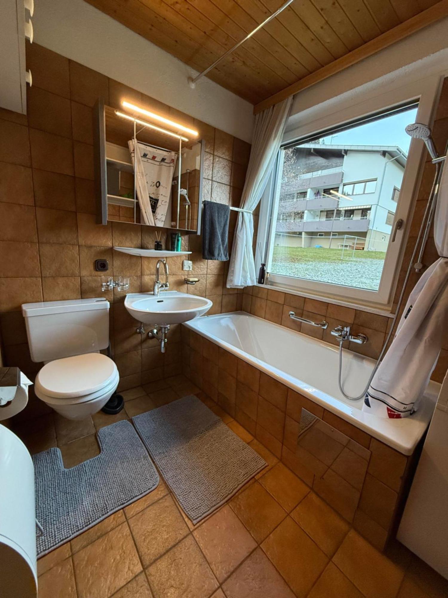 Bergnest Brandnertal Apartment Burserberg Bagian luar foto