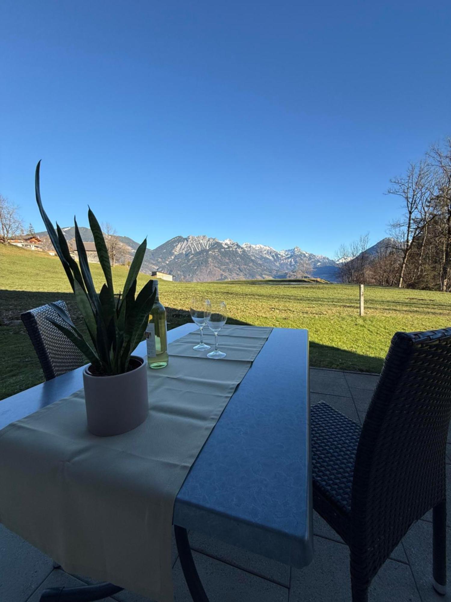 Bergnest Brandnertal Apartment Burserberg Bagian luar foto